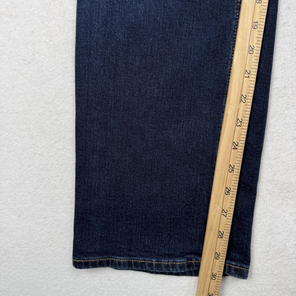 Tecovas Jeans Mens 33x30 Dark Wash Blue Slim Straight Stretch Denim 5 Pocket - Picture 7 of 9